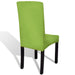 Huse de scaun elastice drepte, 6 buc., verde - WALTI WALTI