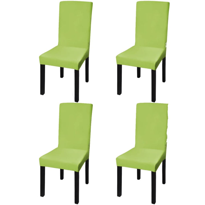 Huse de scaun elastice drepte, 4 buc., verde - WALTI WALTI