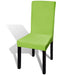 Huse de scaun elastice drepte, 4 buc., verde - WALTI WALTI