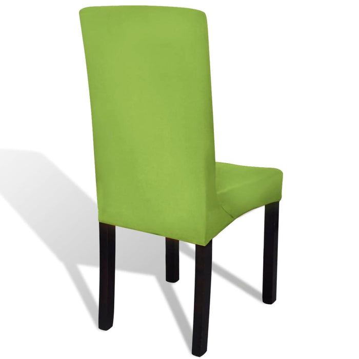 Huse de scaun elastice drepte, 4 buc., verde - WALTI WALTI