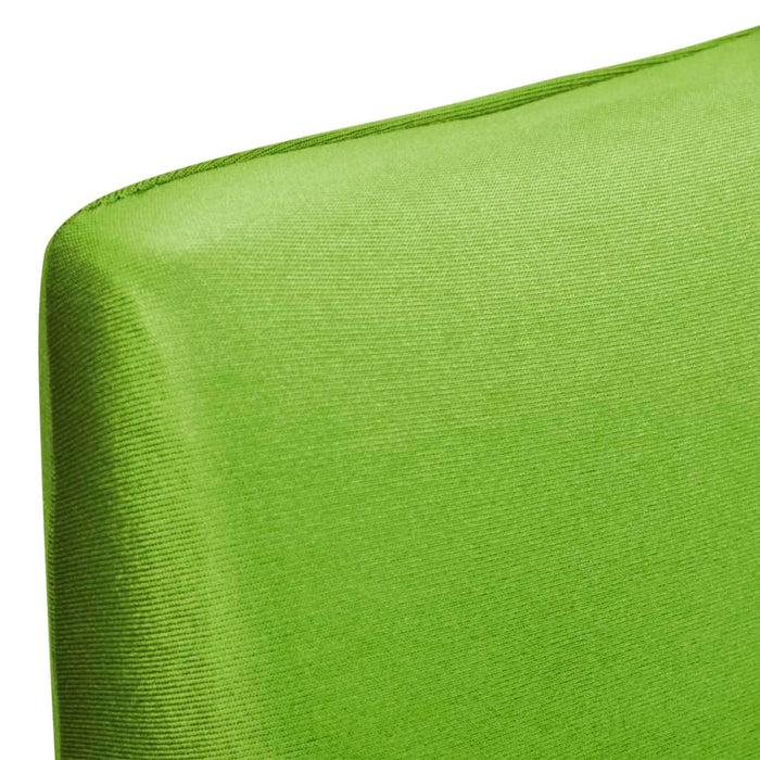 Huse de scaun elastice drepte, 4 buc., verde - WALTI WALTI