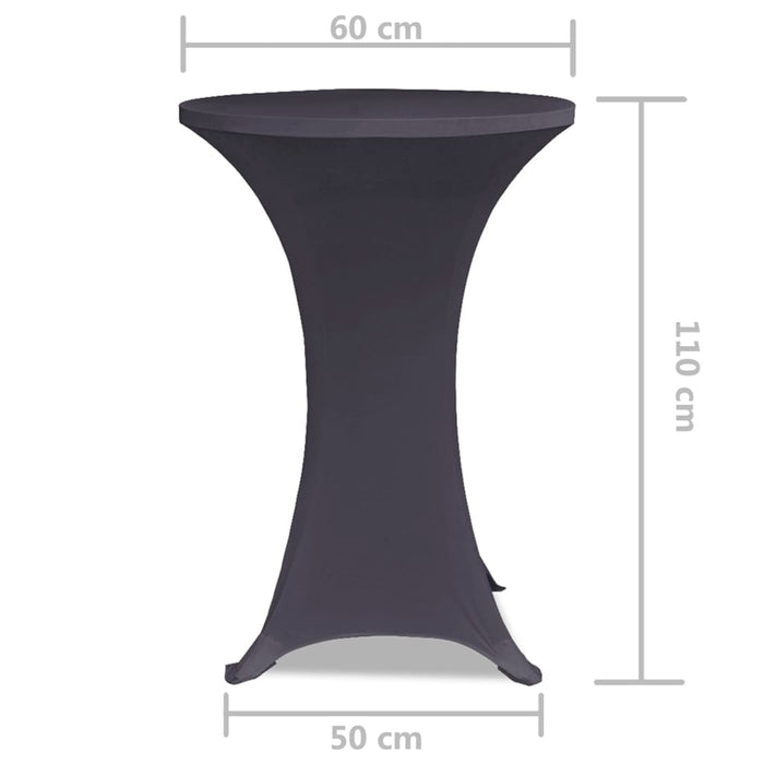 Husă elastică pentru masă, 2 buc., antracit, 60 cm - WALTI WALTI