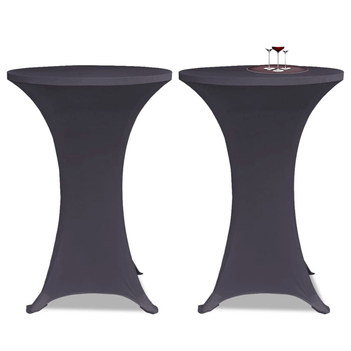 Husă elastică pentru masă, 2 buc., antracit, 60 cm - WALTI WALTI
