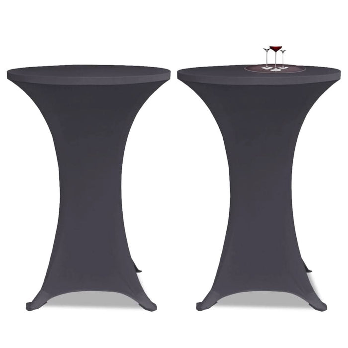 Husă elastică pentru masă, 2 buc., antracit, 70 cm - WALTI WALTI