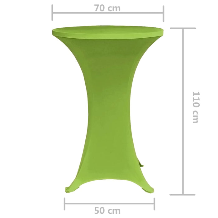 Husă elastică pentru masă, 2 buc., verde, 70 cm - WALTI WALTI