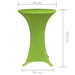 Husă elastică pentru masă, 2 buc., verde, 70 cm - WALTI WALTI