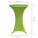 Husă elastică pentru masă, 2 buc., verde, 80 cm - WALTI WALTI