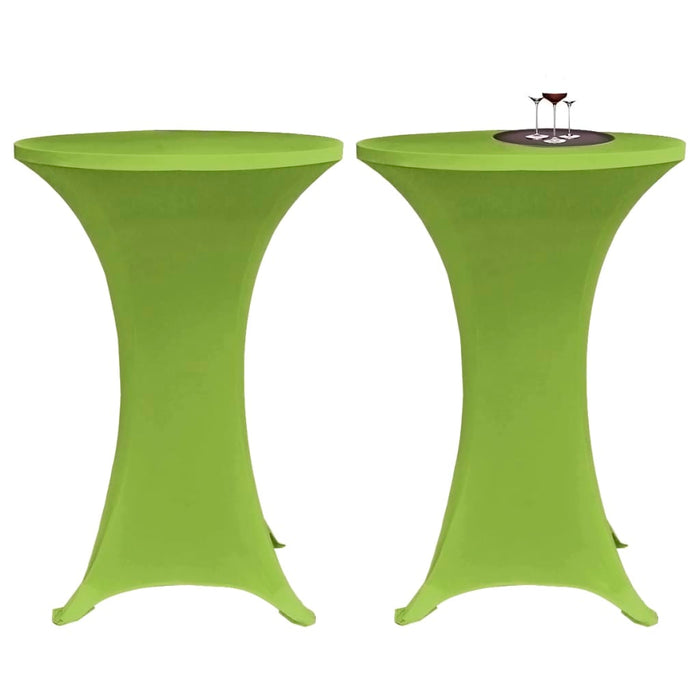 Husă elastică pentru masă, 2 buc., verde, 80 cm - WALTI WALTI
