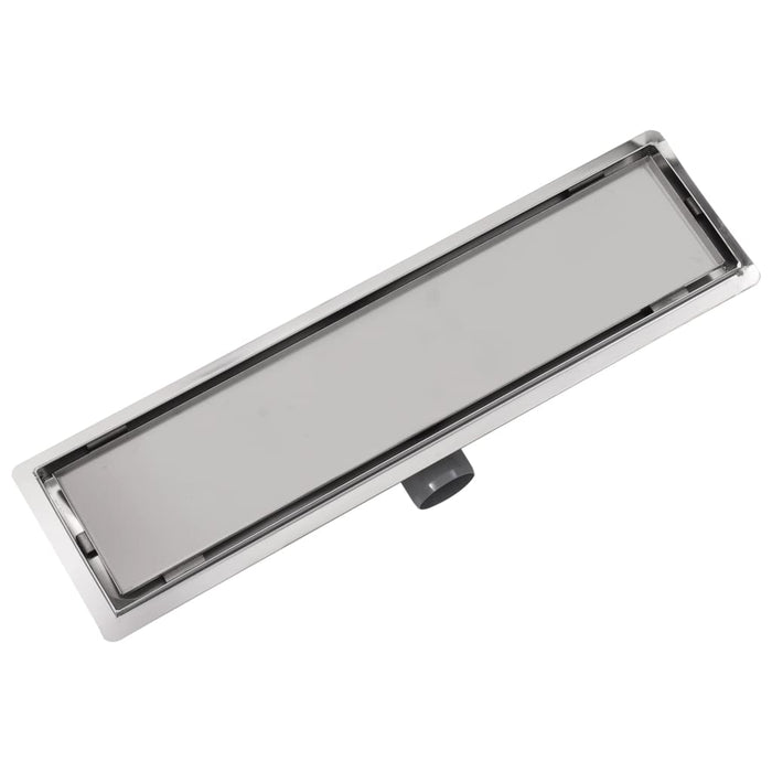 Rigolă duș liniară, model linie, oțel inoxidabil, 530 x 140 mm WALTI