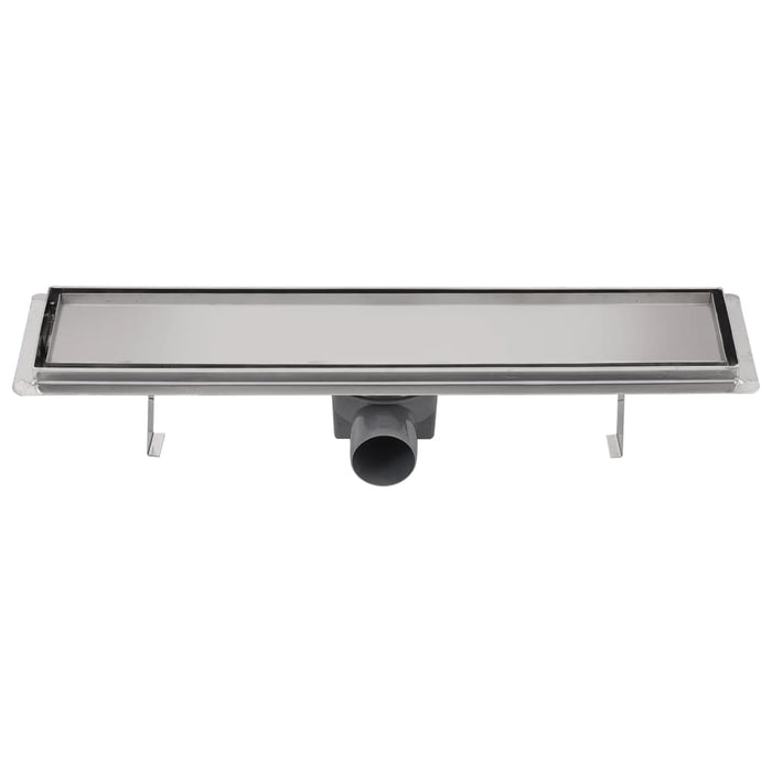 Rigolă duș liniară, model linie, oțel inoxidabil, 530 x 140 mm WALTI