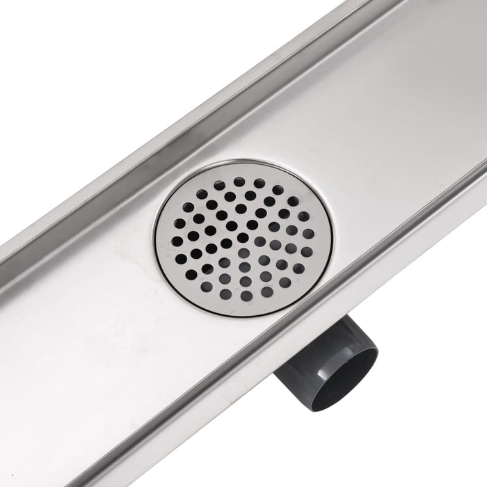 Rigolă duș liniară, model linie, oțel inoxidabil, 530 x 140 mm WALTI