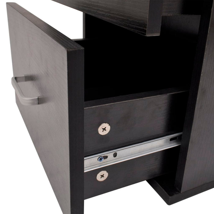 Set mobilier baie 11 piese, chiuvete și robinete incluse, negru - WALTI WALTI
