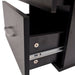 Set mobilier baie 11 piese, chiuvete și robinete incluse, negru - WALTI WALTI