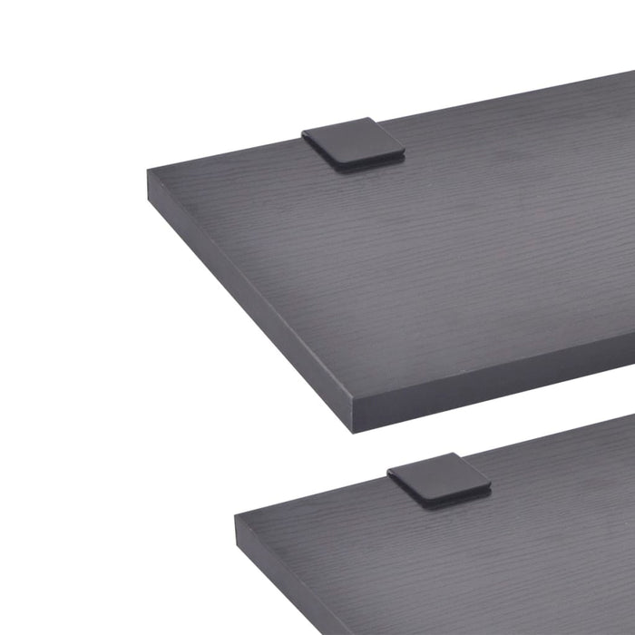 Set mobilier de baie, 9 piese, cu chiuvetă și robinet, negru - WALTI WALTI