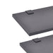 Set mobilier de baie, 9 piese, cu chiuvetă și robinet, negru - WALTI WALTI