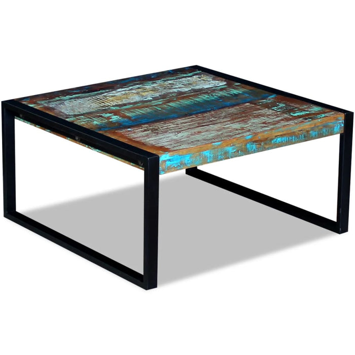 Măsuță de cafea, 80 x 80 x 40 cm, lemn masiv reciclat - WALTI WALTI