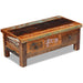 Măsuță de cafea cu sertare, 90x45x35 cm, lemn solid reciclat - WALTI WALTI