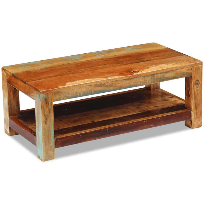 Măsuță de cafea, 90x45x35 cm, lemn masiv reciclat - WALTI WALTI