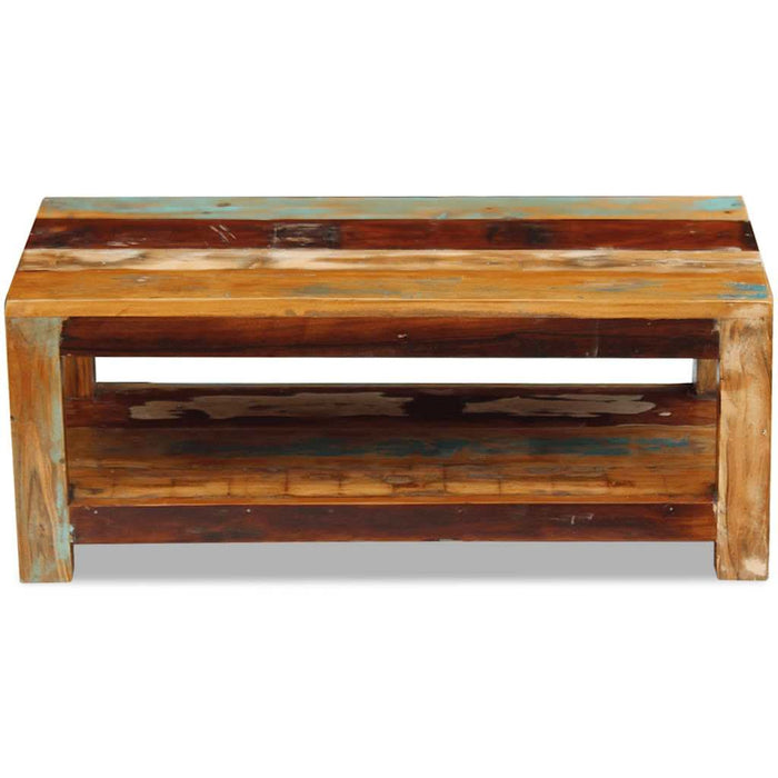 Măsuță de cafea, 90x45x35 cm, lemn masiv reciclat - WALTI WALTI