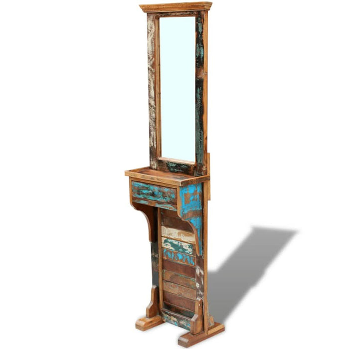 Oglindă pentru hol, 47 x 23 x 180 cm, lemn reciclat solid - WALTI WALTI