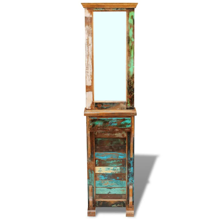 Oglindă pentru hol, 47 x 23 x 180 cm, lemn reciclat solid - WALTI WALTI