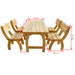 Set mobilier de exterior, 5 piese, lemn de pin tratat - WALTI WALTI