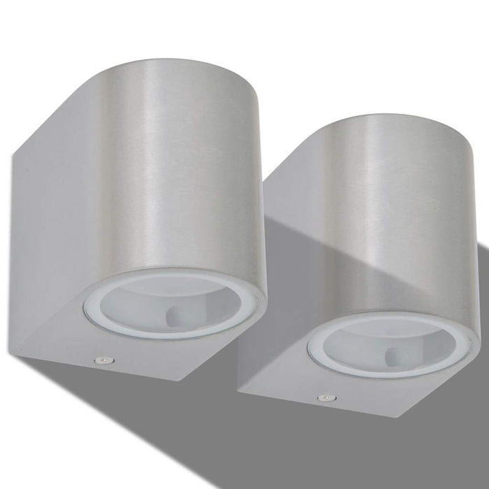 Corp iluminat LED, perete exterior, 2 buc, rotund, direcție jos - WALTI WALTI