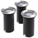 Corpuri de iluminat LED pentru sol, exterior, rotunde, 3 buc. - WALTI WALTI