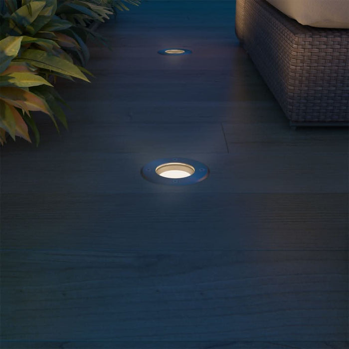 Corpuri de iluminat LED pentru sol, exterior, rotunde, 3 buc. - WALTI WALTI