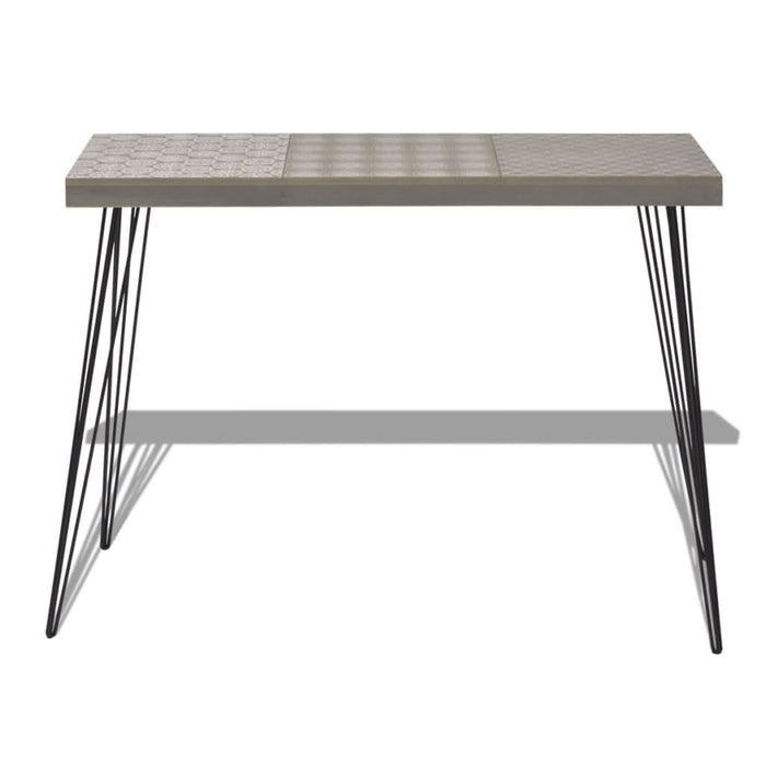 Masă consolă, 90x30x71,5 cm, gri - WALTI WALTI