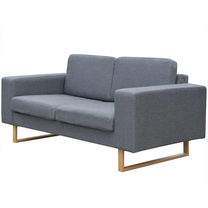 Set canapea cu 2 locuri și 3 locuri, gri deschis WALTI
