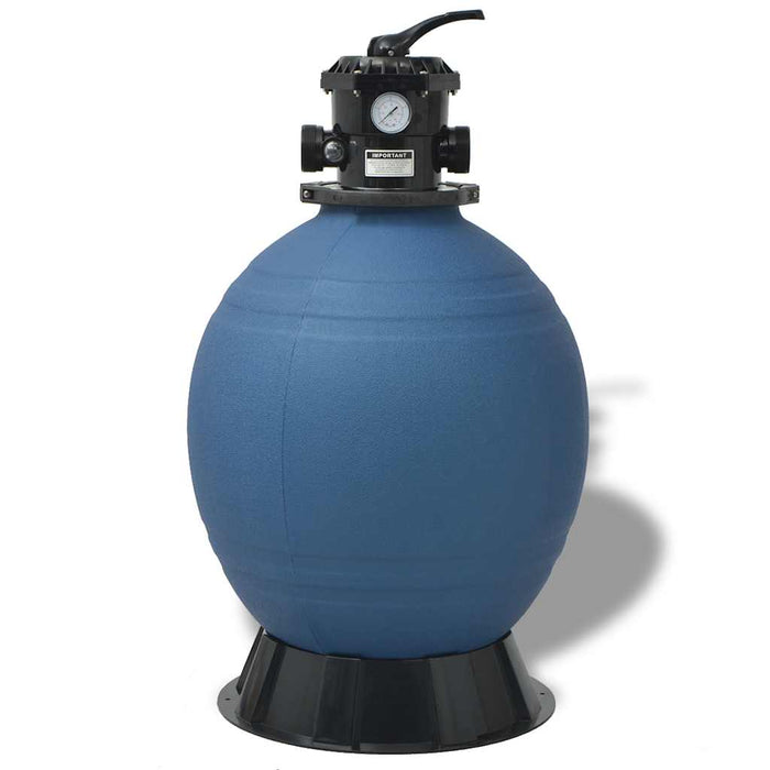 Filtru din-nisip pentru Piscină albastru Ø 55.9 x 96.5 cm PE WALTI