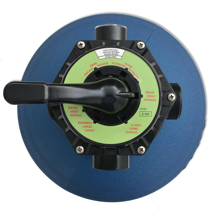 Filtru din-nisip pentru Piscină albastru Ø 55.9 x 96.5 cm PE WALTI