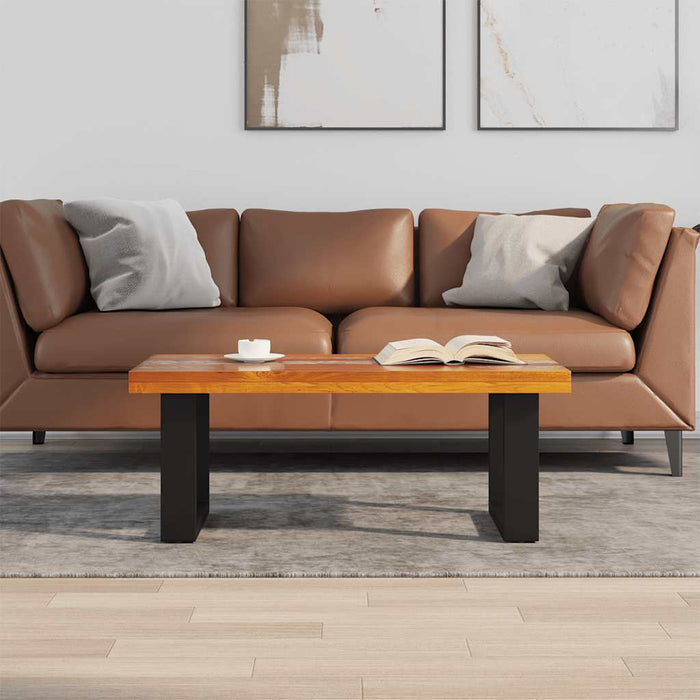 Măsuță de cafea, lemn de tec cu rășină, 100x50 cm - WALTI WALTI
