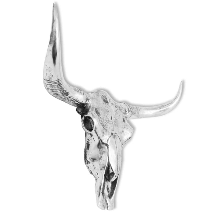 Decorațiune de perete tip craniu, aluminiu, argintiu - WALTI WALTI