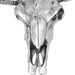 Decorațiune de perete tip craniu, aluminiu, argintiu - WALTI WALTI