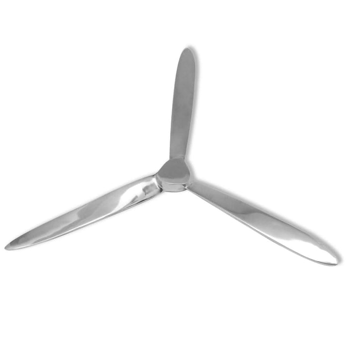 Decorațiune de perete elice din aluminiu, argintiu, 70 cm - WALTI WALTI