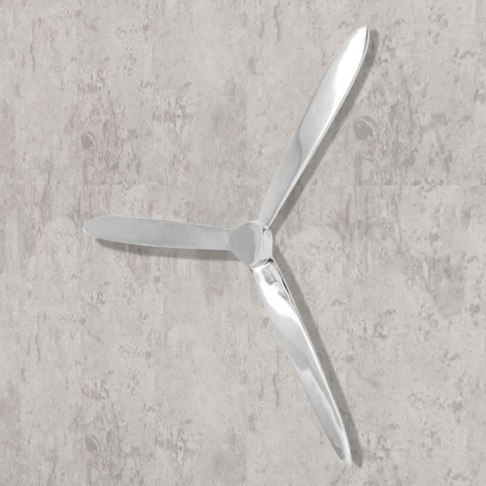 Decorațiune de perete elice din aluminiu, argintiu, 70 cm - WALTI WALTI