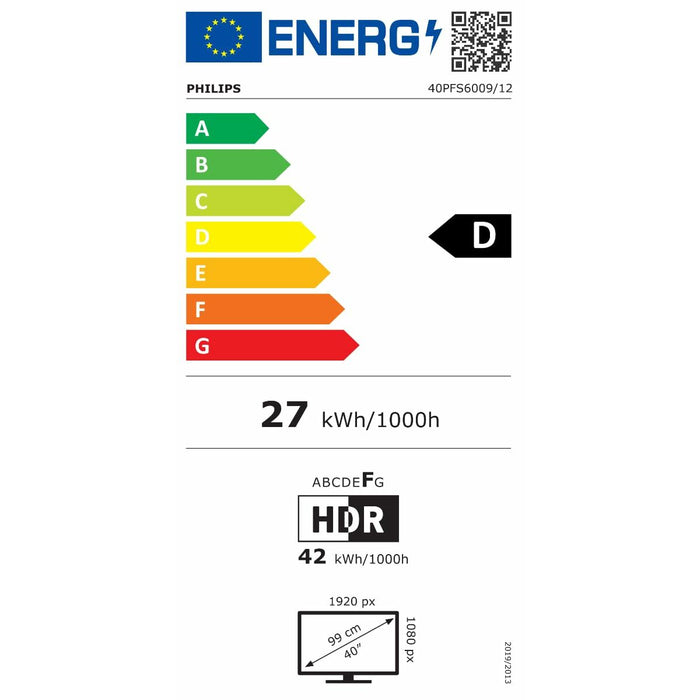 Smart TV Philips 40PFS6009/12 Full HD 40" LED HDR - WALTI