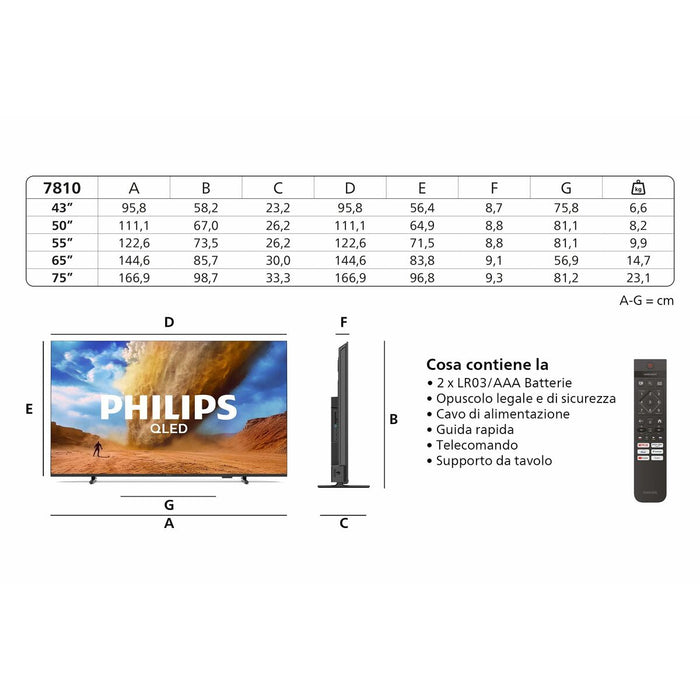 Smart TV Philips 55'' (140 cm)  PUS7810/12 - WALTI WALTI