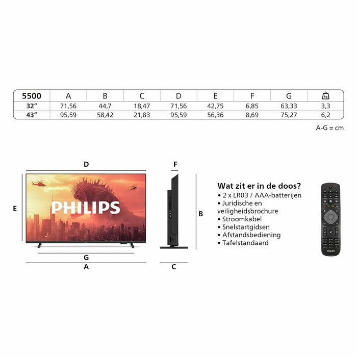 Smart TV Philips 32PHS5500 HD 32"(81 cm) LED - WALTI WALTI