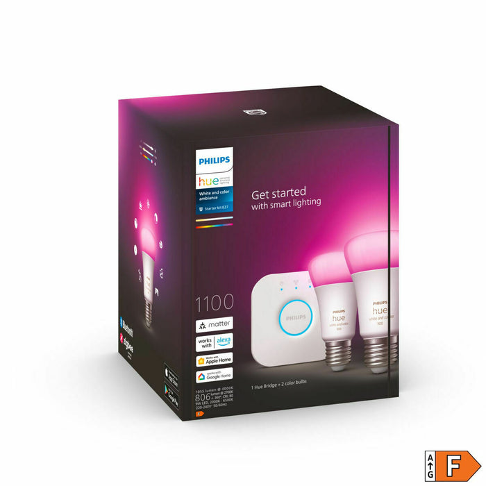 Bec Inteligent Philips Kit de inicio E27 9 W E27 6500 K 806 lm - WALTI