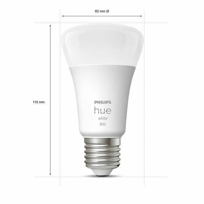 Bec Inteligent Philips 8719514319028 Alb F 60 W 9 W E27 800 lm (2700 K) (2 Unități) - WALTI