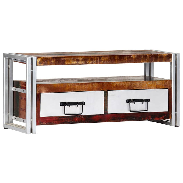 Comodă TV, 90 x 30 x 40 cm, lemn masiv reciclat WALTI