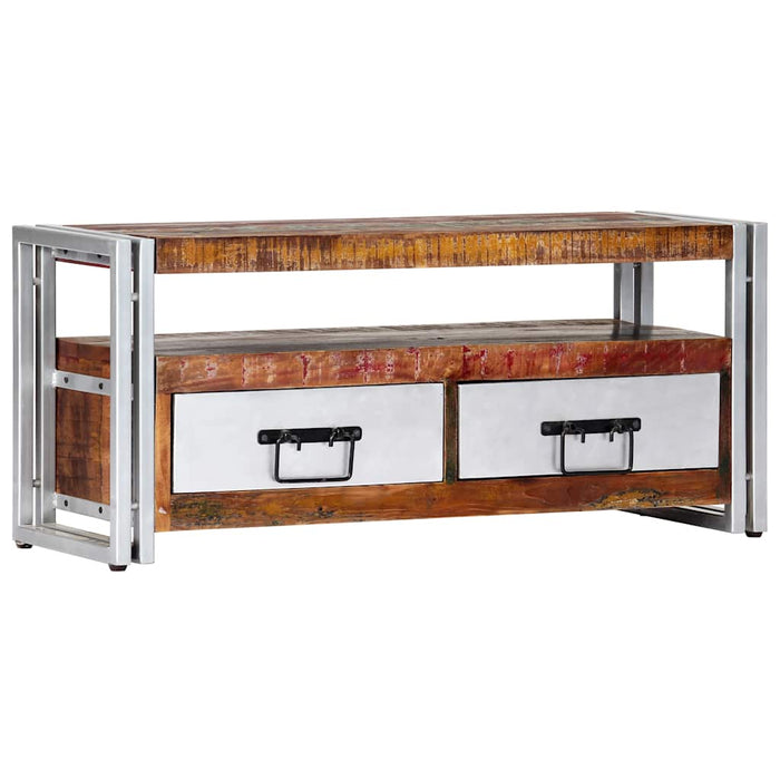 Comodă TV, 90 x 30 x 40 cm, lemn masiv reciclat WALTI