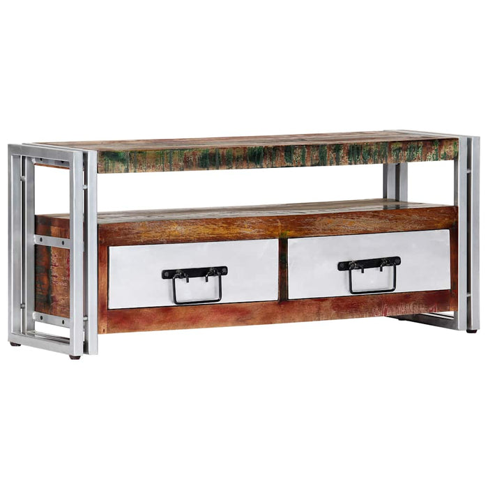 Comodă TV, 90 x 30 x 40 cm, lemn masiv reciclat WALTI