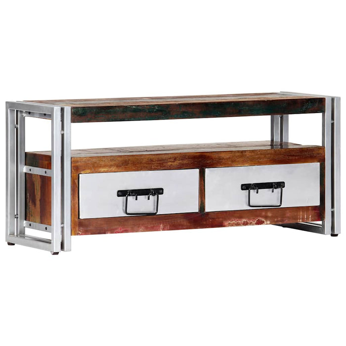 Comodă TV, 90 x 30 x 40 cm, lemn masiv reciclat WALTI