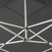 Cort de petrecere pliabil profesional, antracit, 3x3m, aluminiu - WALTI WALTI
