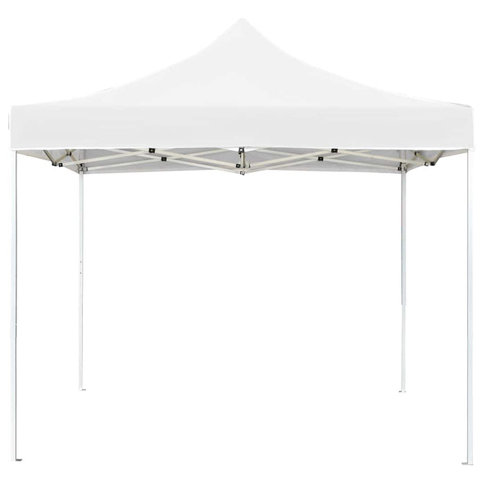 Cort de petrecere pliabil profesional, alb, 3 x 3 m, aluminiu WALTI