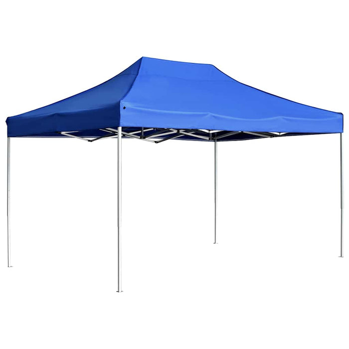 Cort de petrecere pliabil profesional albastru 4,5x3 m aluminiu WALTI